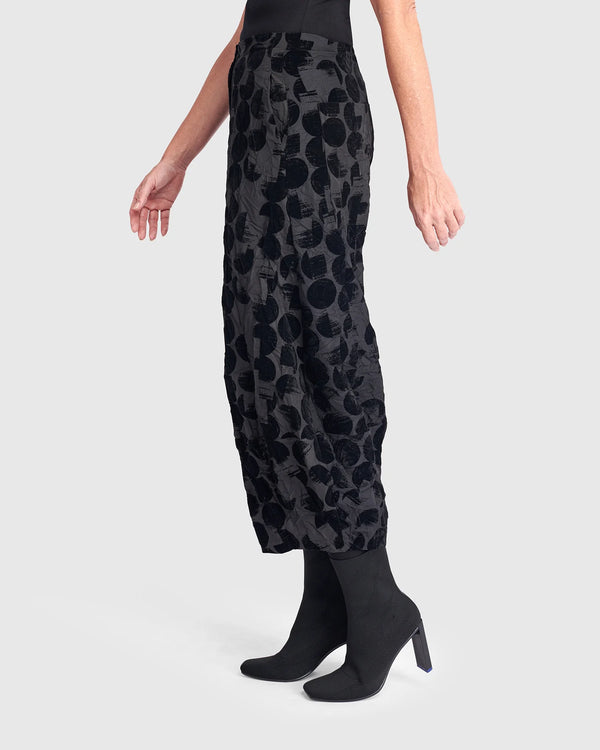 Alembika Flocked Lantern Pant | Crescent
