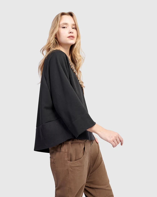 Alembika Urban Wildling Crewneck Top | Mix