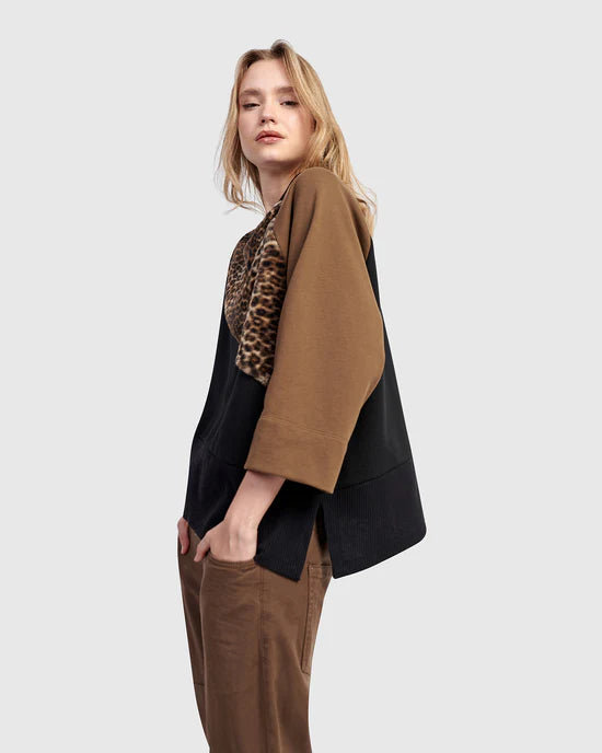 Alembika Urban Wildling Crewneck Top | Mix