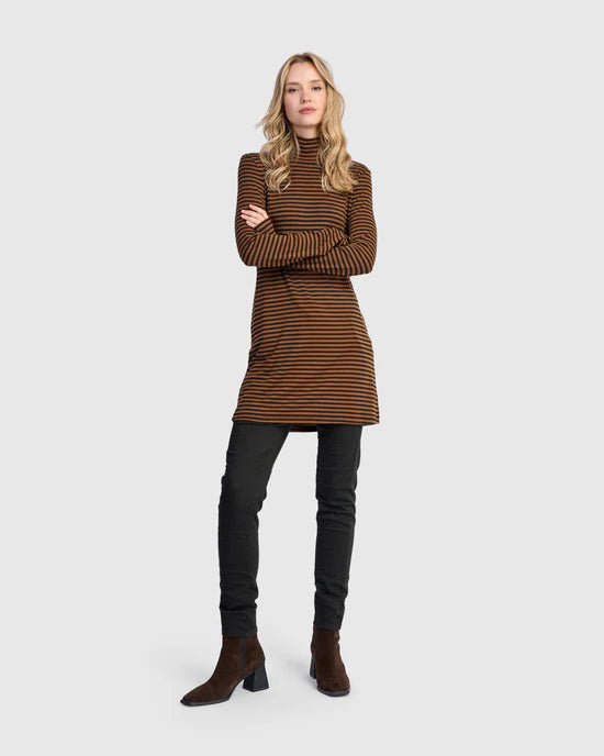 Alembika Urban Slim Turtleneck Tunic | Honey