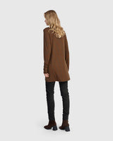 Alembika Urban Slim Turtleneck Tunic | Honey