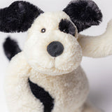 Jellycat Bashful Rufferty Black & Cream Puppy | Medium