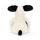 Jellycat Bashful Rufferty Black & Cream Puppy | Medium