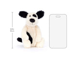 Jellycat Bashful Black & Cream Puppy Little | Small