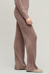 Barefoot Dreams CozyChic Ultra Lite® Ribbed Scallop Pant | Sable