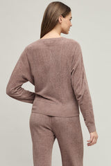 Barefoot Dreams CozyChic Ultra Lite® Scallop Dolman Henley | Sable
