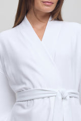 Barefoot Dreams Brushed Luxe Lounge Robe  | Sea Salt