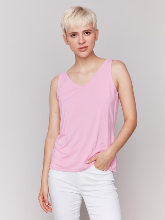 Charlie B Reversible Bamboo Cami | Begonia