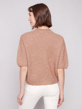 Charlie B Elbow Sleeve Ballon Shape Sweater | Sesame