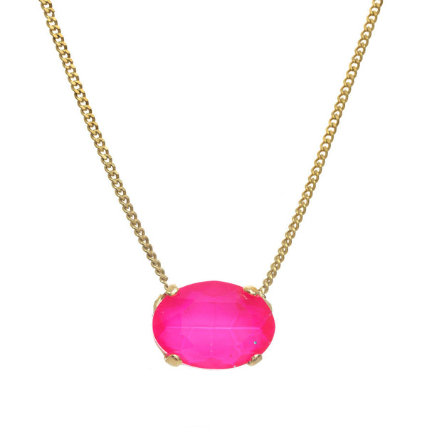TOVA Iza Necklace in Electric Pink