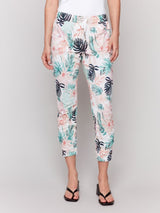 Charlie B Printed Crinkle Bengaline Jogger Pant | Lush