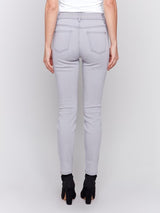 Charlie B Soft Skinny Denim Pant-Grey