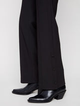 Charlie B Gusty Crepe Flare Pant | Black