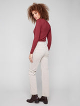 Charlie B Straight Leg Corduroy Pant | Oat