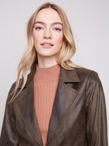 Charlie B Vintage Faux Leather Jacket | Spruce