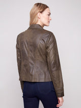Charlie B Vintage Faux Leather Jacket | Spruce