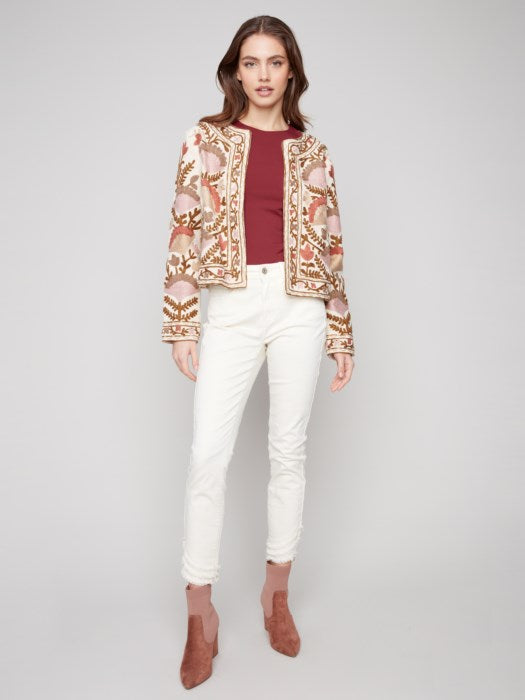 Charlie B Edge to Edge Embroidered Jacket | Ceremony