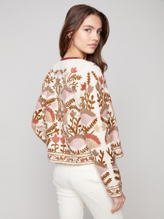 Charlie B Edge to Edge Embroidered Jacket | Ceremony