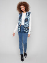 Charlie B Sherpa Flocked Fleece Vest Jacket | Oxford