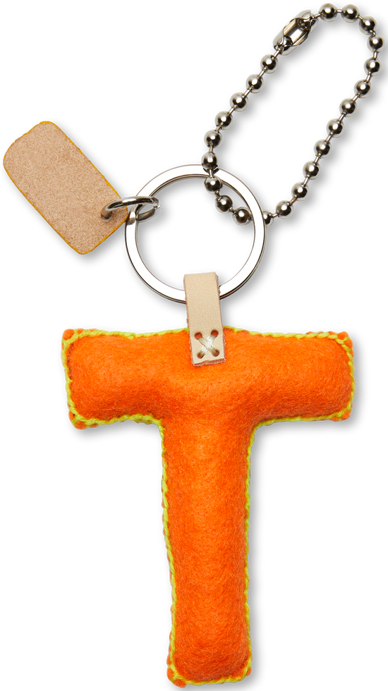 Consuela Orange Felt Charm T