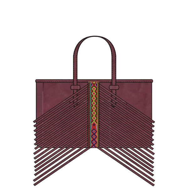 Consuela Breezy Fringe | Plum