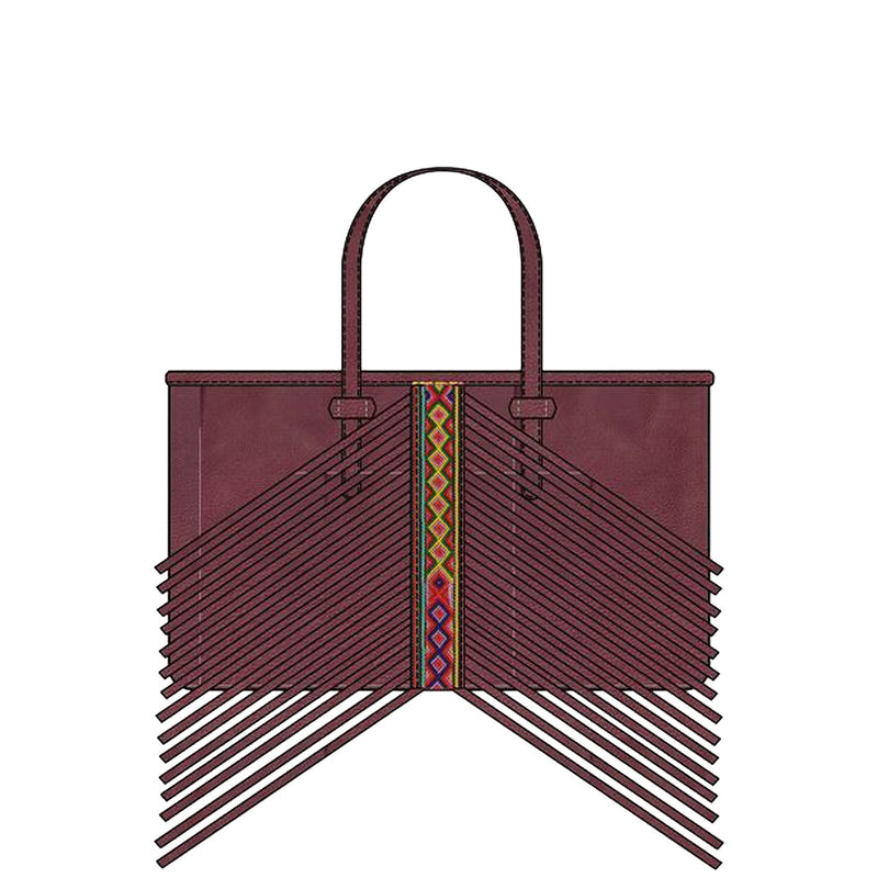 Consuela Breezy Fringe | Plum