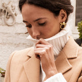 CXC Omega Earrings | Gold