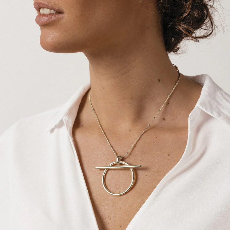 CXC Origins Slim Ball Necklace | Silver