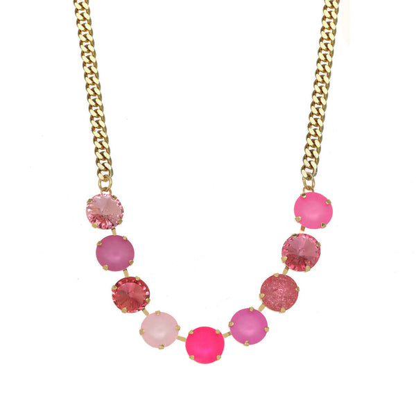 TOVA Mini Sofia Necklace in Pink Mix