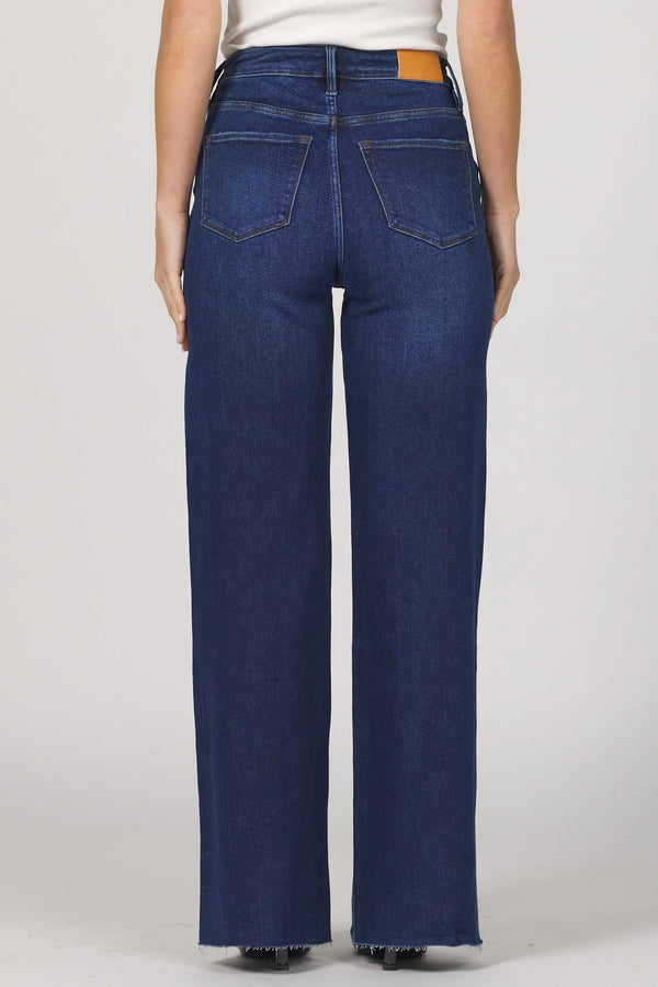 Dear John Denim Fiona High Rise, Full Cut Off Hem | Dark Knight