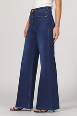 Dear John Denim Fiona High Rise, Full Cut Off Hem | Dark Knight