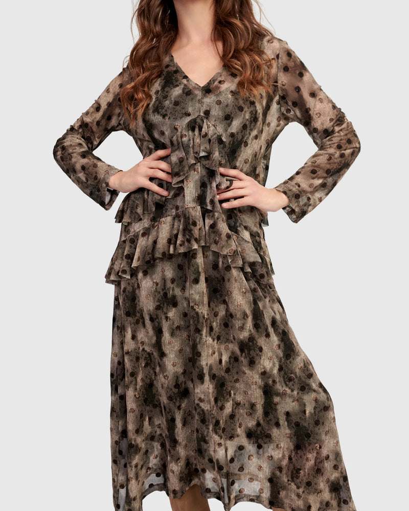 Alembika Fen Mesh Dress | Aquarelle