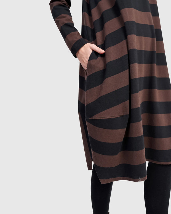Alembika Urban Moxy Relaxed Dress | Brown