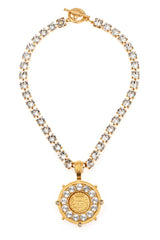 French Kande Colette Necklace – Austrian Crystal Gold