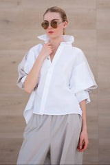 Planet Cotton Balloon Sleeve Shirt