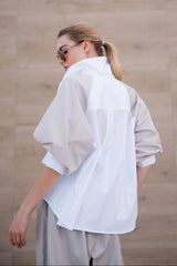 Planet Cotton Balloon Sleeve Shirt