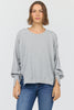 Dear John Denim Trenton Crew Neck Sweater | Heather Grey