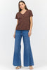 Dear John Denim Vanya Tee | Brown Leopard