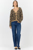 Dear John Denim Naylani Sweater | Tan Leopard