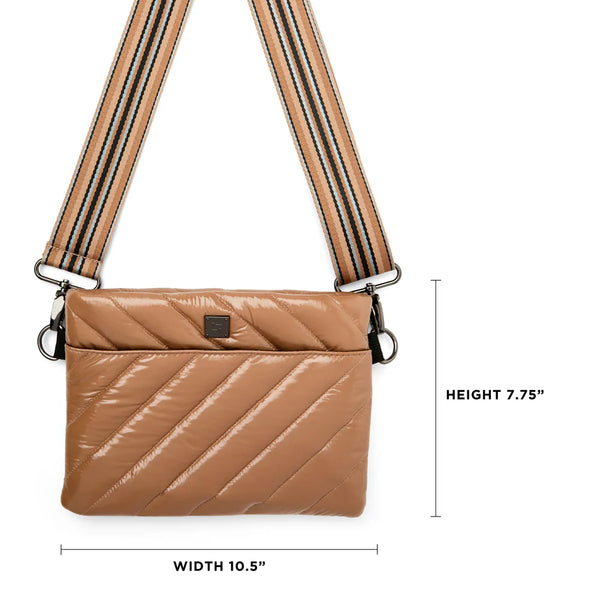Think Royln Diagonal 2.0 Bum Bag | Glossy Caramel