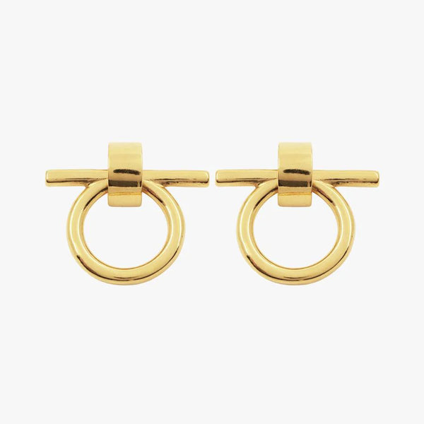 CXC Omega Earrings | Gold