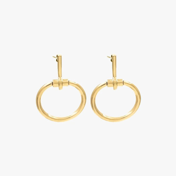 CXC Amazona Bit Earrings| Gold