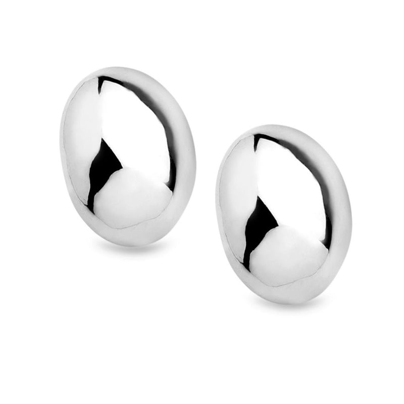 Simon Sabbag Oval Clip Earring-Silver