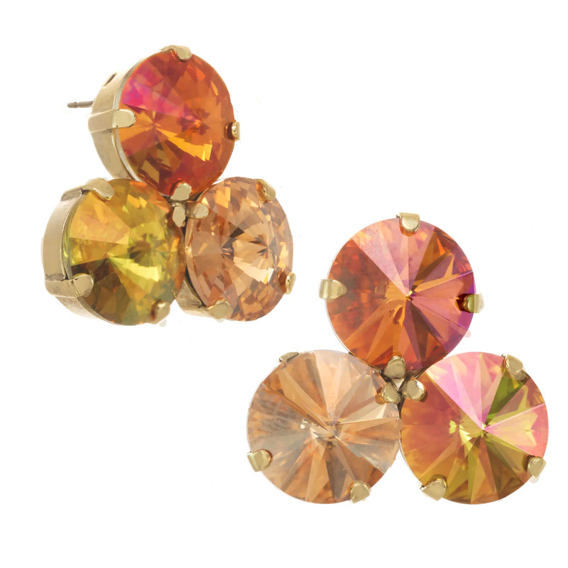 TOVA Reya Earrings in Melon