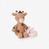 Elegant Baby Giraffe Plush Toy with Flamingo Floaty Rattle