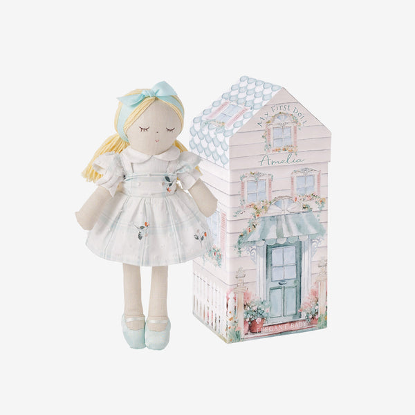Elegant Baby 10" Amelia Linen Toy Boxed