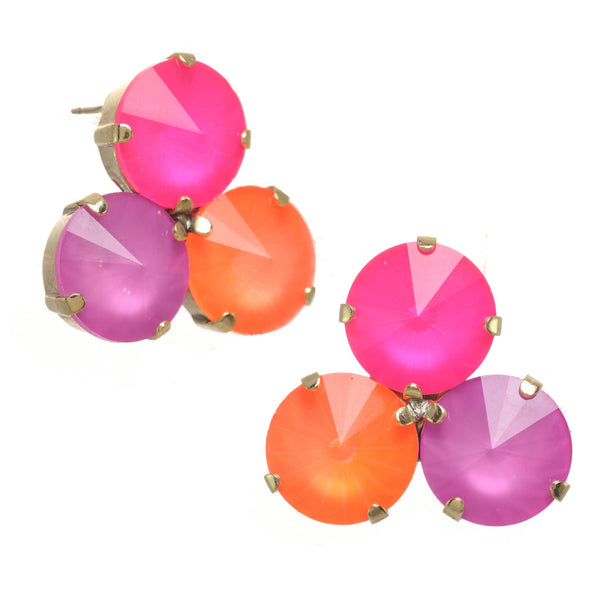 TOVA Reya Earrings in Neons