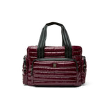 Think Royln Voyager Travel Bag | Glossy Deep Burgundy