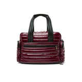 Think Royln Voyager Travel Bag | Glossy Deep Burgundy