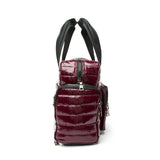 Think Royln Voyager Travel Bag | Glossy Deep Burgundy